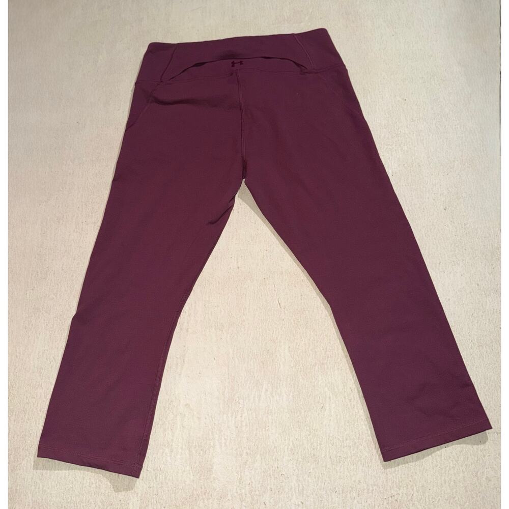 Under armour women’s maroon athletic leggings - Picture 2 of 16